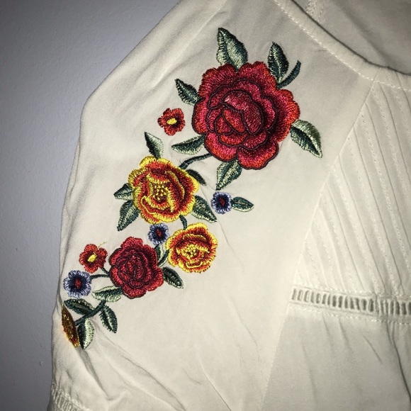 Forever 21 White Floral Mini Dress - Picture 5 of 7